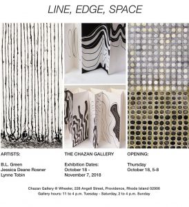 Line, Edge, Space at Chazan Gallery with Lynne Tobin