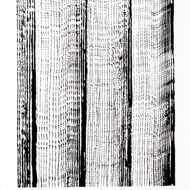 Line studies series II, #2 ink on paper, 11.5 in x 15 in